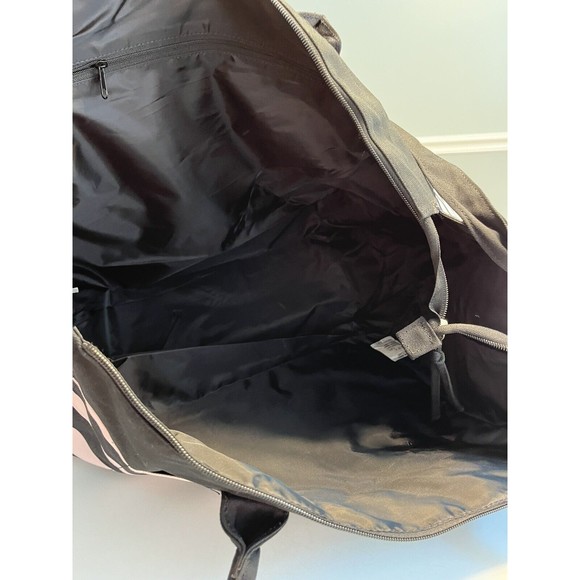 NWT - Victoria Secret Pink & Black Weekender Duffle Tote Bag w Cosmetic Bag - Picture 12 of 15